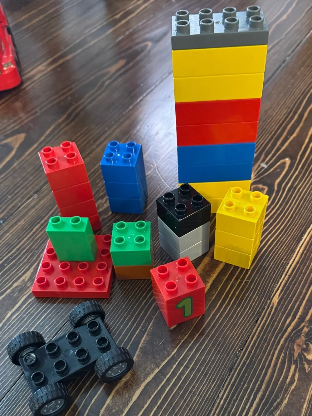 Duplo Sets - airport, firetruck, dump truck, Flo’s dinner, vintage, etc